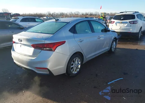 2022 Hyundai Accent Sel z USA, uszkodzony, nr VIN 3KPC24A67NE189875